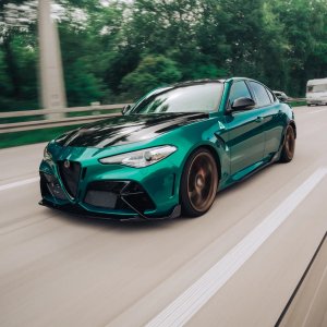 Alfa Romeo Giulia Quadrifoglio GTAm Conversion Kit by PariS'5 GaraGe - Complete Kit - Carbon Fiber Alfa Romeo Giulia Quadrifoglio GTAm Conversion Kit by PariS'5 GaraGe - Complete Kit - Carbon Fiber